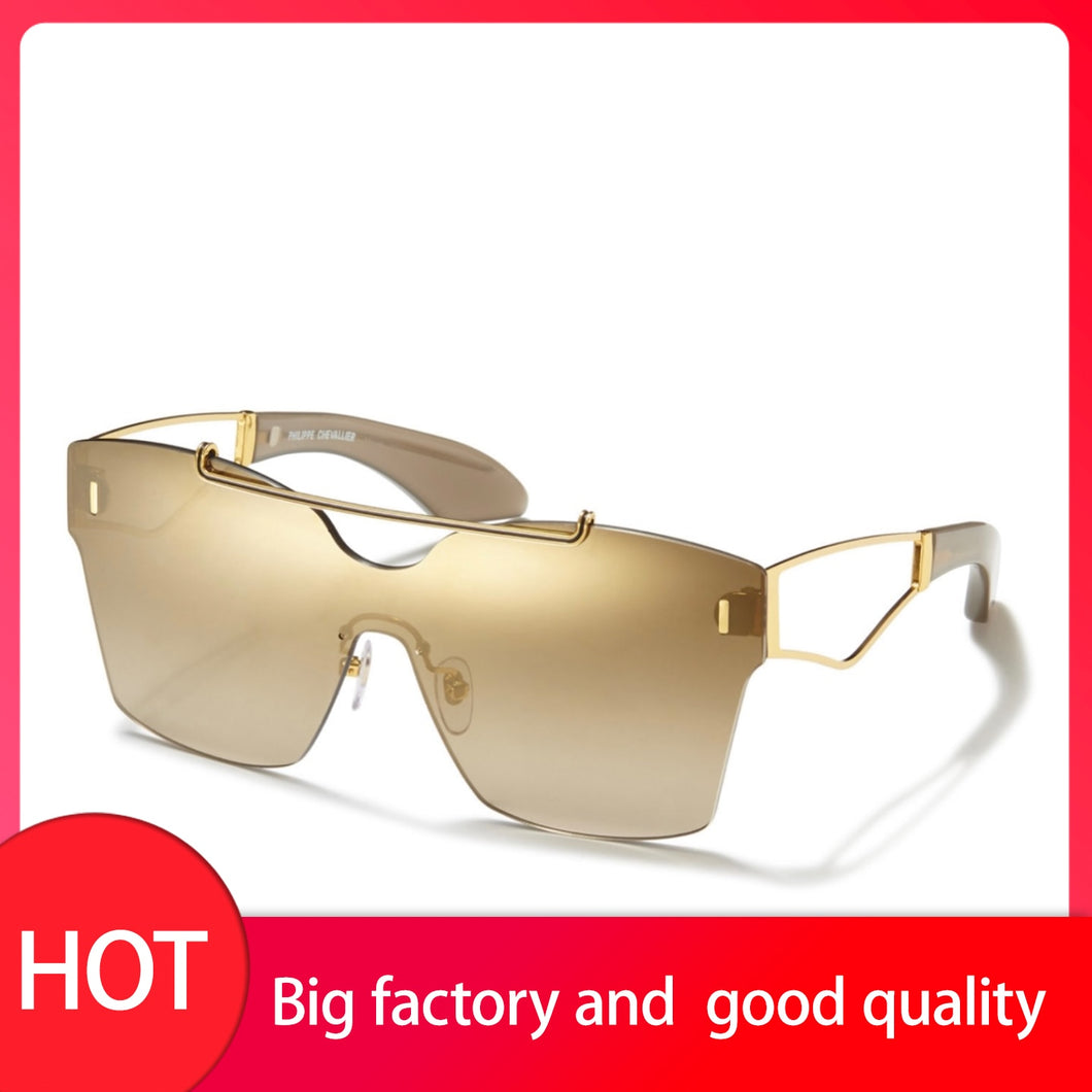 Oversized Gold Square Women's Fashion Sunglasses - Sunglass Innovation®