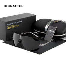 Load image into Gallery viewer, Men&#39;s Polarized Vintage Rimless Sunglasses - Sunglass Innovation®
