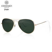Load image into Gallery viewer, US Warehouse: Unisex Retro Polarized Driving Sunglasses. Metal Frame. Gradient Mirror Lens. UV400. - Sunglass Innovation®
