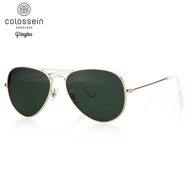 US Warehouse: Unisex Retro Polarized Driving Sunglasses. Metal Frame. Gradient Mirror Lens. UV400. - Sunglass Innovation®