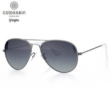 Load image into Gallery viewer, US Warehouse: Unisex Retro Polarized Driving Sunglasses. Metal Frame. Gradient Mirror Lens. UV400. - Sunglass Innovation®
